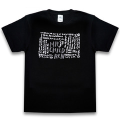 Mr.Children 30th Anniversary Tour／エントランス(Typo) Tシャツ　BLACK