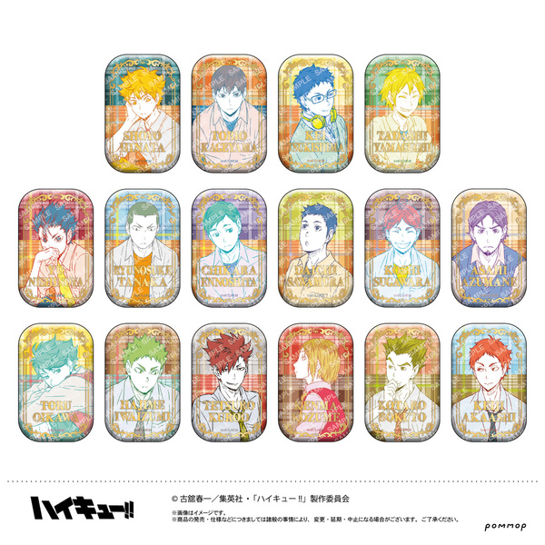 ハイキュー セブンネット スクエア缶バッジ第一弾➕第ニ弾