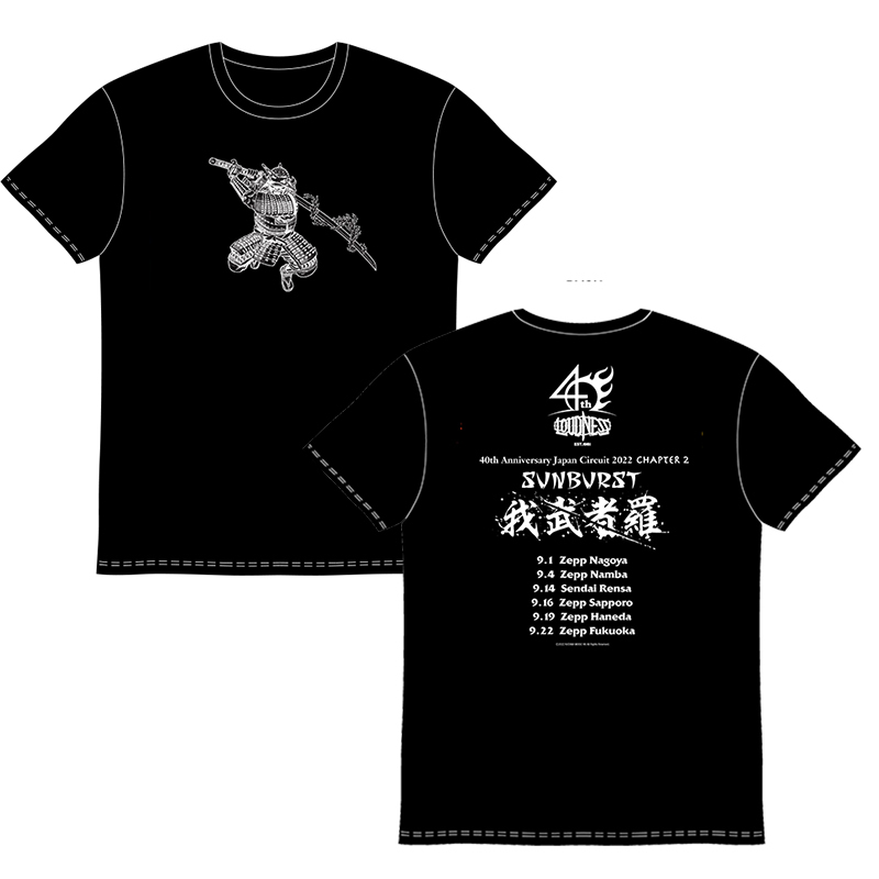 新品・LOUDNESS サイン入りTシャツ（S）ラウドネス メンバー4人直筆サイン入り ラウドネス サンダーインジイースト