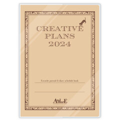 ハゴロモ　MONTHLY DIARY & Creative Plans 2024 (創作手帳2024年版)