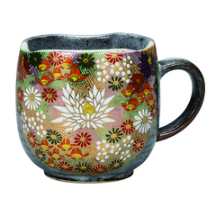 九谷焼 マグカップ・金花詰