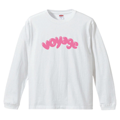 ふかわりょう／voyageロングスリーブTシャツ／ホワイト