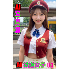 AI写真集　AI鉄道女子03