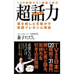 １２０時間で３１億稼ぐ男の超話力（プレゼン）　場を制し心を動かす実践プレゼン心理術