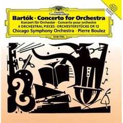 バルトーク：管弦楽のための協奏曲、4つの小品