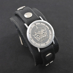 UCHUSENTAI:NOIZ × Red Monkey Designs Collaboration Wristwatch Silver925 High-End UNISEX / BLACK