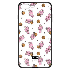 BT21 【COOKY（パターン）】 ガラスハイブリッドiPhone8Plus/7Plusケース