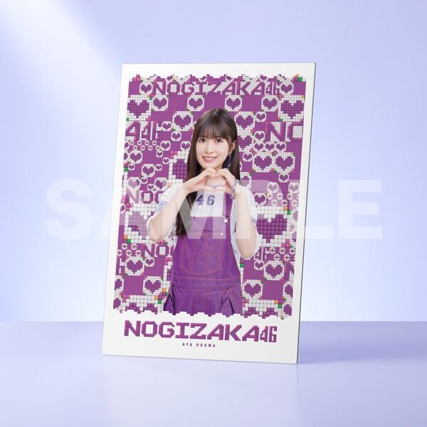 【オンラインくじ 当選品】乃木坂46 小川彩★コースター★非売品★セブンネット★ 乃木坂46 小川彩 セブンネットショッピング