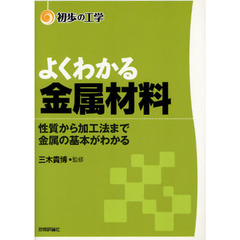よくわかる金属材料　性質から加工法まで金属の基本がわかる