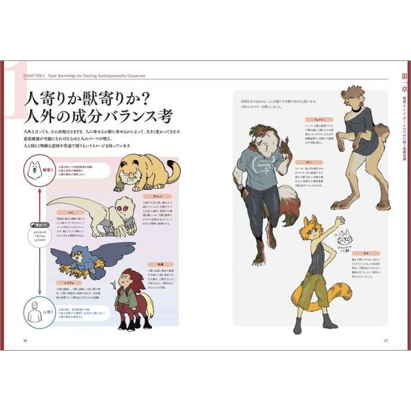 人外デザインのコツ 獣人 擬人化 通販 セブンネットショッピング