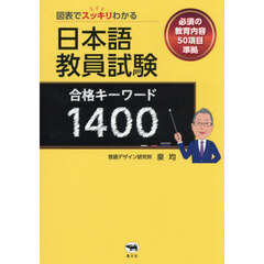 図表でスッキリわかる日本語教員試験合格キーワード１４００