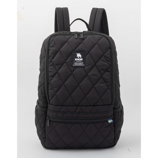ブラック キルティングバックパック moz QUILTING BACKPACK BOOK Special Package（セブン‐イレブン