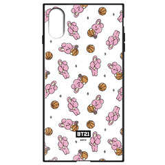 BT21 【COOKY（パターン）】 ガラスハイブリッドiPhoneXS/Xケース