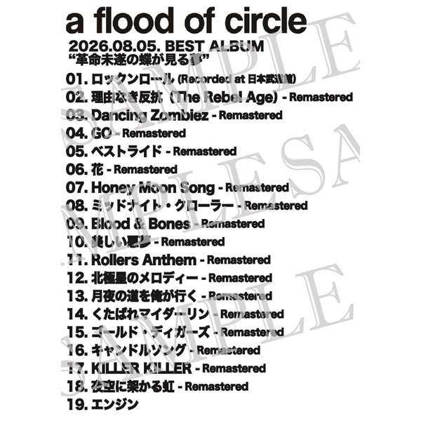 a flood of circle／革命未遂の蝶が見る夢（CD）（早期予約特典