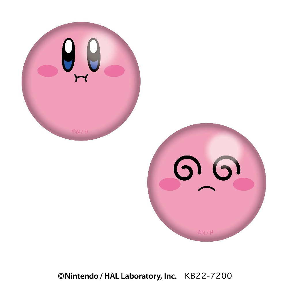 星のカービィ30th ぷにぷに缶バッジ (C)ほおばり_30th＆(D)ぐるぐる_