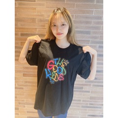 【THE GOOD KIDS】ロゴTシャツ ブラック（セブンネット限定特典 ロゴステッカー付）