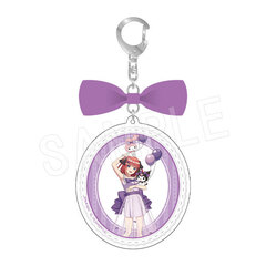 五等分の花嫁＊×マイメロディ＆クロミ　リボン付きアクリルキーホルダー バルーン＆リボンver. 二乃