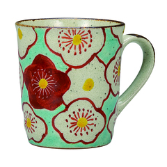 九谷焼 マグカップ・梅紋