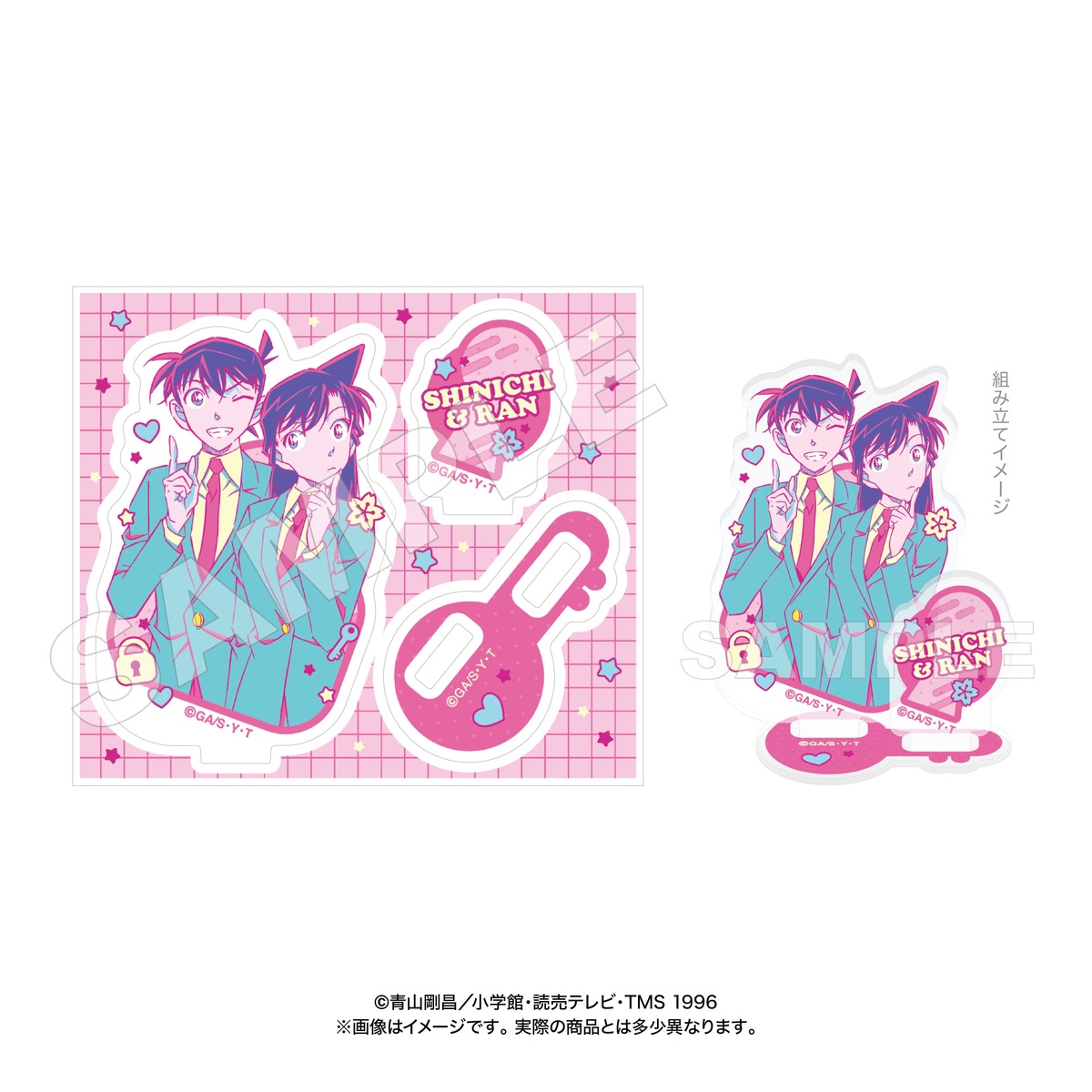 【レア✨️】名探偵コナン 毛利蘭 工藤新一 アクリルスタンド アクリルスタンド 工藤新一＆毛利蘭 ポッピンカラー 名探偵コナン 通販