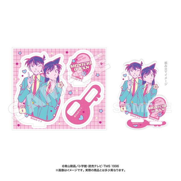 アクリルスタンド 工藤新一＆毛利蘭 ポッピンカラー 名探偵コナン