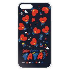 BT21 【TATA（パターン）】 ハード iPhone8Plus/7Plus クリアケース