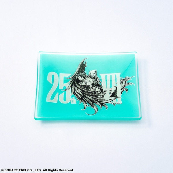 【希少新品】FFVII 25周年記念 ガラスプレート ファイナルファンタジーVII 25th ANNIVERSARY ガラスプレート(2022年9
