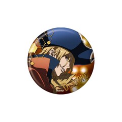 Dr.STONE 箔押し缶バッジ　七海龍水（2025年10月下旬以降発売予定）