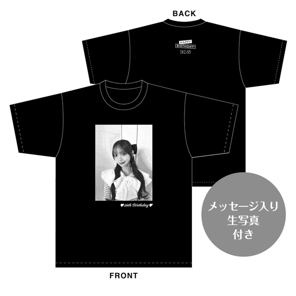 SKE48】仲村和泉 生誕記念Tシャツ(XXL)＆メッセージ入り生写真（2026年