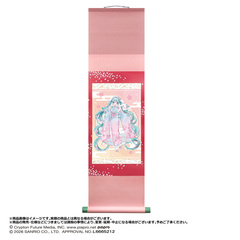 初音ミク×シナモロール 夢桜ver.　掛け軸（2026年6月以降発売予定）