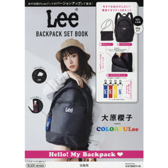 Lee BACKPACK SET BOOK BLACK version