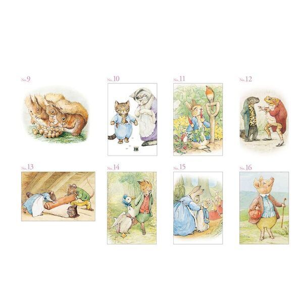 大人の塗り絵 POSTCARD BOOK ピーターラビットのおはなし編 通販