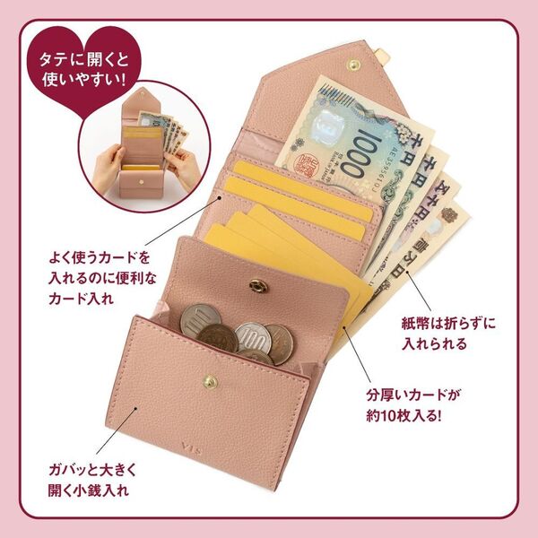 超レア‼️Vivitixハート型押しピンク財布 ラインストーンフェイス 超レア‼️Vivitixハート型押しピンク財布 ラインストーンフェイス 超