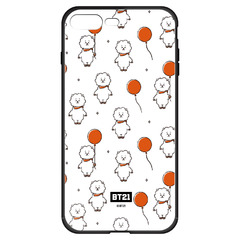 BT21 【RJ（パターン）】 ガラスハイブリッドiPhone8Plus/7Plusケース