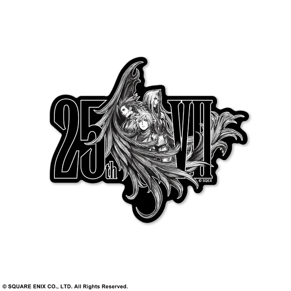 ファイナルファンタジーVII 25th ANNIVERSARY ステッカー A/B