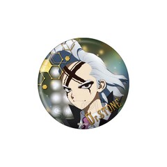Dr.STONE 箔押し缶バッジ　Dr.ゼノ（2025年10月下旬以降発売予定）
