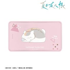 夏目友人帳 ニャンコ先生 lette-graph 第2弾 モバイルバッテリー 撫子色（2026年7月中旬以降発売予定）