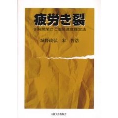 疲労き裂　き裂開閉口と進展速度推定法
