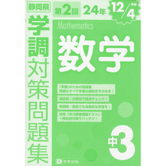 静岡県学調対策問題集中３数学　２４年第２回