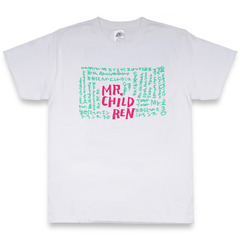 Mr.Children 30th Anniversary Tour／エントランス(Typo) Tシャツ　WHITE