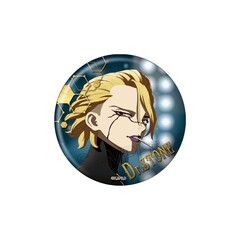 Dr.STONE 箔押し缶バッジ　スタンリー・スナイダー（2025年10月下旬以降発売予定）
