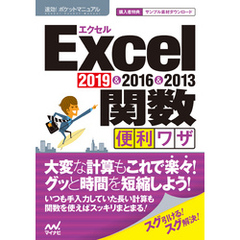 速効！ポケットマニュアル Excel関数 便利ワザ 2019 & 2016 & 2013