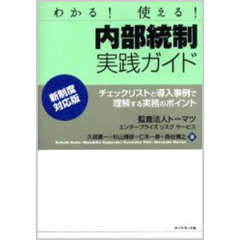 内部統制実践ガイド　わかる！使える！　チェックリストと導入事例で理解する実務のポイント