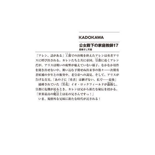 公女殿下の家庭教師 17 星継ぎし天槍 通販｜セブンネット