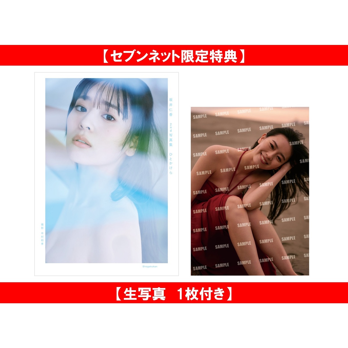 坂井仁香 2nd写真集 ひとかけら 【セブンネット限定特典：生写真 1枚