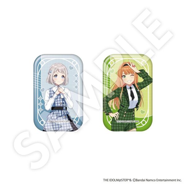 学園アイドルマスター スクエア缶バッジセット2個＜葛城リーリヤ＆紫雲