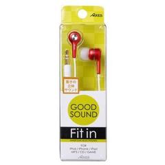 Fit in インナーヘッドフォン／レッド