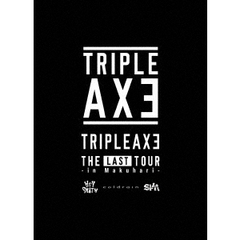 TRIPLE AXE／TRIPLE AXE -THE LAST TOUR in Makuhari- 【予約限定生産盤】  Tシャツ (1)ネイビー×黄色 XL（特典なし）（ＤＶＤ）