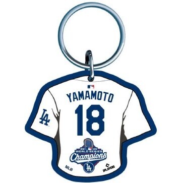 山本由伸｜ネームアンドナンバー キーリング