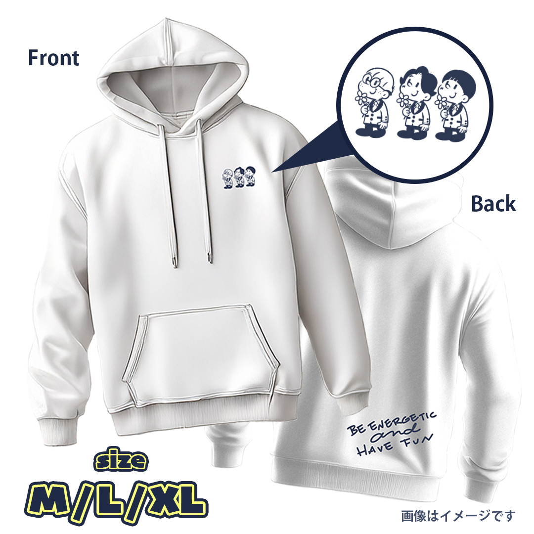 純烈 おちゃおじパーカー Mサイズ 純烈】おちゃおじ¨キャラクターパーカー(トリオver) Mサイズ 通販