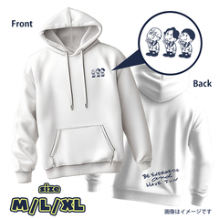 【純烈】おちゃおじ¨キャラクターパーカー(トリオver)　Mサイズ